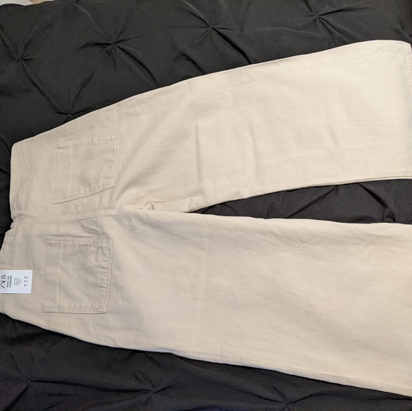 Zara Size 10 White Jeans - Picture 2 of 2